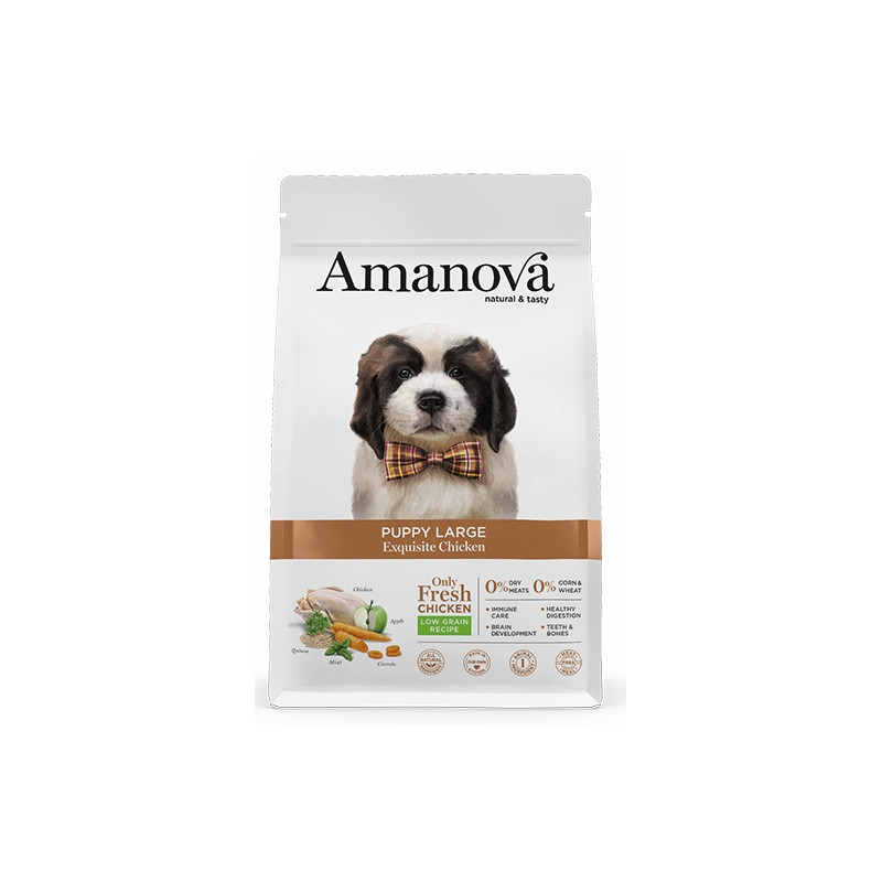 Amanova Dog Puppy Large Exquisite Chicken - kurczak 12kg - All4Animals