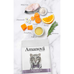 Amanova Cat Sterilised Fish Delicacy - biała ryba 4kg - All4Animals