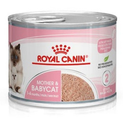 Royal Canin Mother & Babycat Mousse karma mokra - mus dla kociąt i kotek karmiących puszka 195g - All4Animals