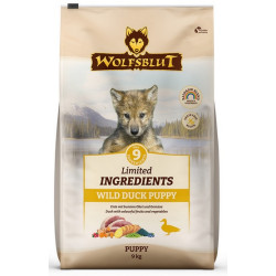 Wolfsblut Dog Limited Ingredients Wild Duck Puppy - kaczka i bataty 9kg - All4Animals
