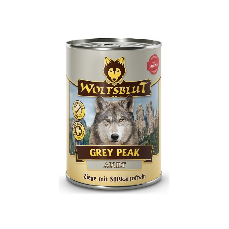Wolfsblut Dog Grey Peak - koza i bataty puszka 395g - All4Animals
