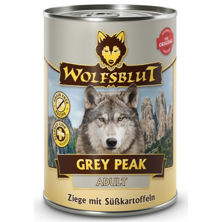 Wolfsblut Dog Grey Peak - koza i bataty puszka 395g - All4Animals
