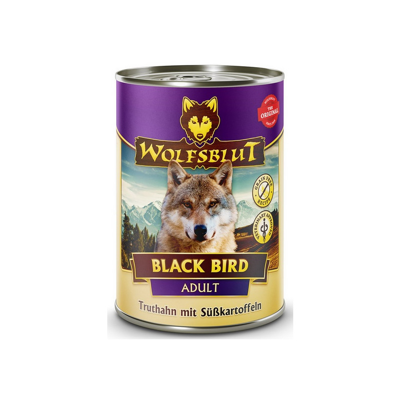 Wolfsblut Dog Black Bird - indyk i bataty puszka 395g - All4Animals