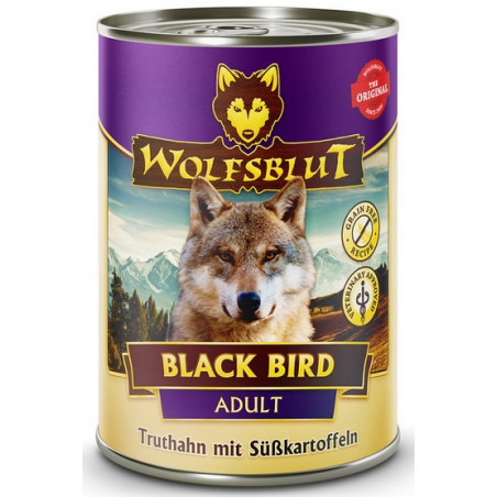 Wolfsblut Dog Black Bird - indyk i bataty puszka 395g - All4Animals