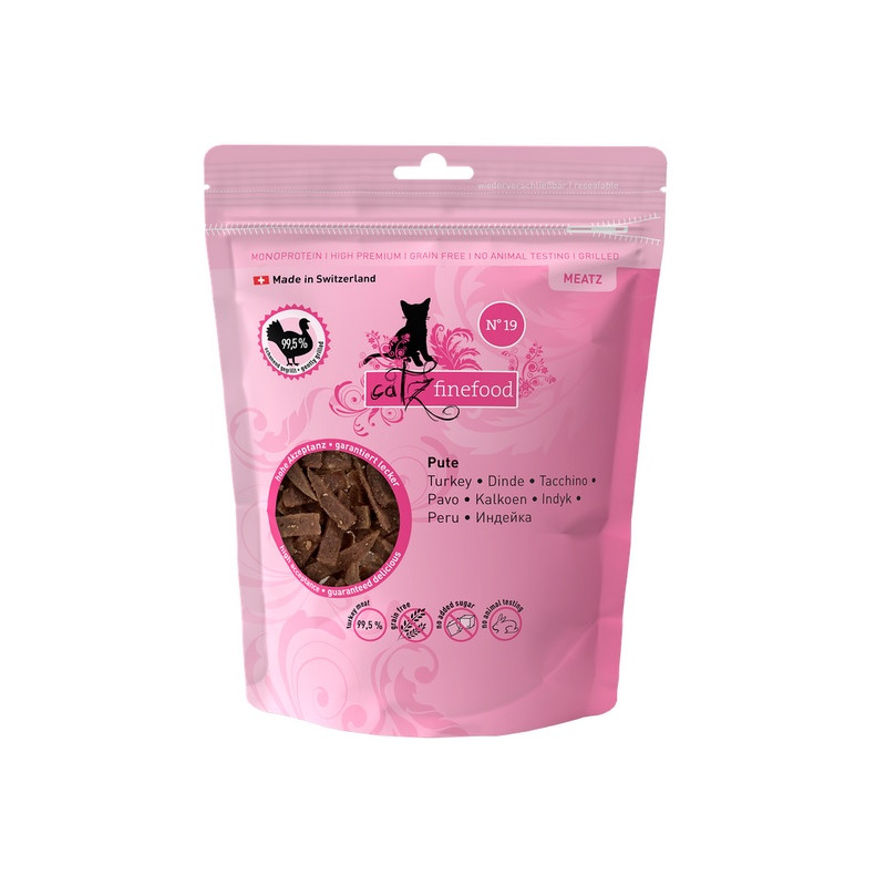 Catz Finefood Meatz N.19 Indyk 45g - All4Animals