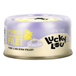 Lucky Lou Extrafood Kurczak w bulionie puszka 70g - All4Animals