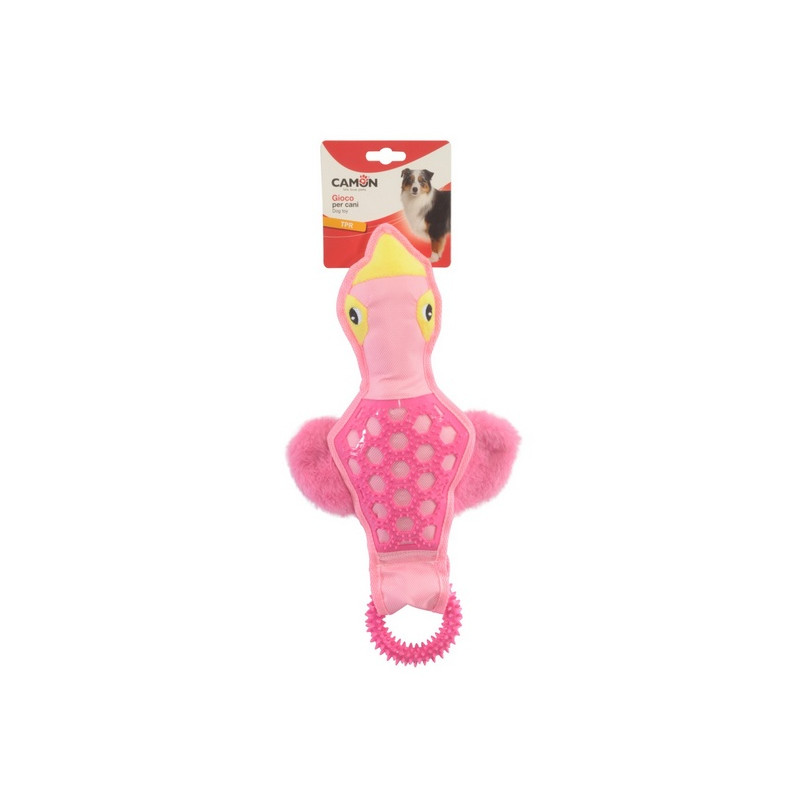 Camon Dog Toy Pluszowa kaczka z ringiem TPR - All4Animals