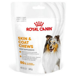 Royal Canin Skin & Coat Chews Adult Supplements 240g - All4Animals