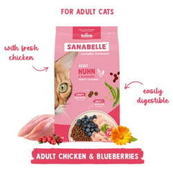 Sanabelle Adult Huhn z kurczakiem 2kg - All4Animals