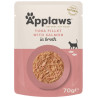 Applaws saszetka dla kota Tuńczyk z Łososiem w rosole 70g - All4Animals