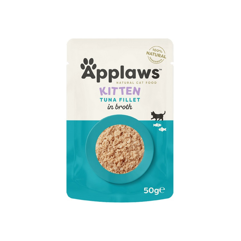 Applaws saszetka dla kota Kitten Tuńczyk w rosole 50g - All4Animals