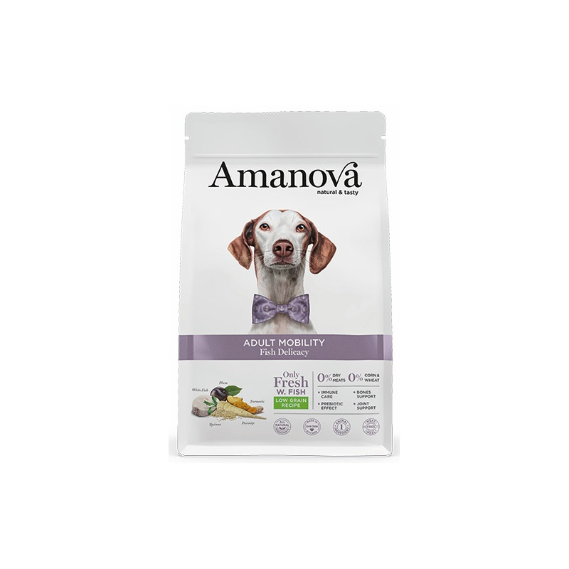 Amanova Dog Adult Mobility Fish Delicacy - biała ryba 10kg - All4Animals