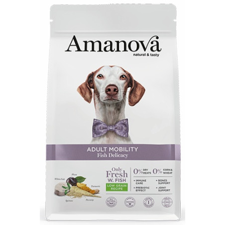 Amanova Dog Adult Mobility Fish Delicacy - biała ryba 10kg - All4Animals