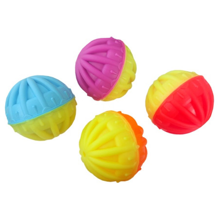 Sum-Plast Zabawka Piłka z gwizdkiem nr3 7cm - All4Animals