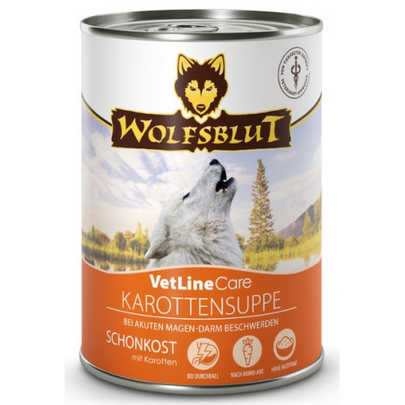 Wolfsblut Dog VetLine Care Carrot Soup - zupa marchewkowa puszka 395g - All4Animals