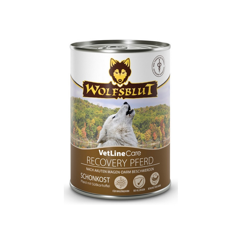 Wolfsblut Dog VetLine Care Recovery Horse - konina puszka 395g - All4Animals