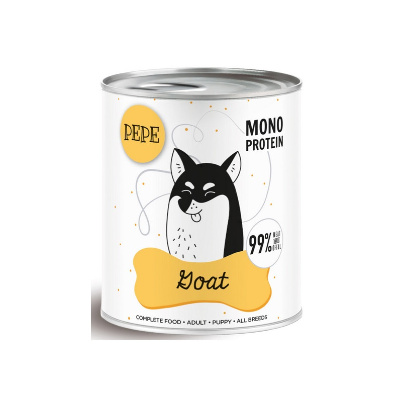 Paka Zwierzaka PEPE Goat (koza) puszka 800g - All4Animals