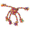 Zolux Zabawka dla psa szarpak ośmiornica sznur Rainbow 38cm - All4Animals