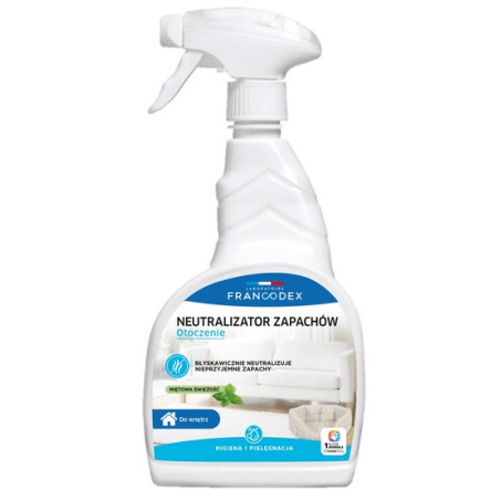 Francodex Neutralizator zapachu dla psa i kota do wnętrz spray 750ml - All4Animals