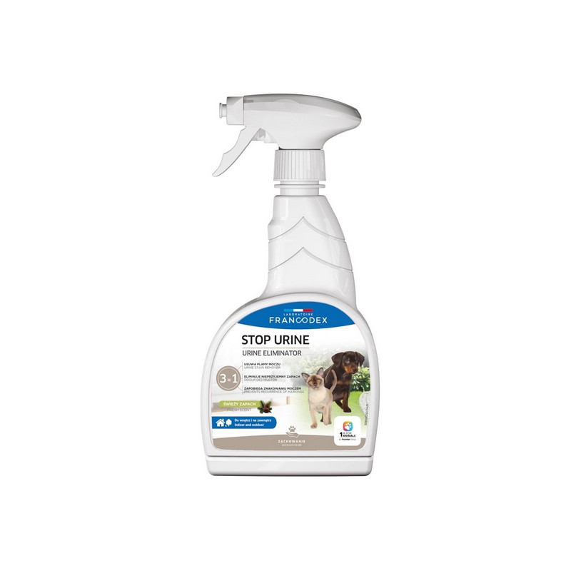 Francodex Stop Urine Neutralizator moczu dla psa i kota spray 750ml - All4Animals