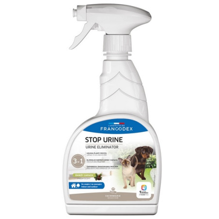 Francodex Stop Urine Neutralizator moczu dla psa i kota spray 750ml - All4Animals