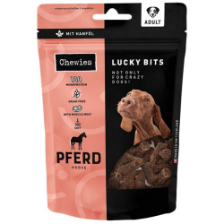 Chewies Lucky Bits Adult Konina 80g - All4Animals