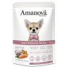 Amanova Dog Adult Tasty Salmon & Turkey - łosoś i indyk saszetka 100g - All4Animals