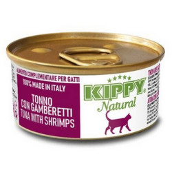 Kippy Natural Tuna & Shrimps - tuńczyk i krewetki puszka 70g - All4Animals