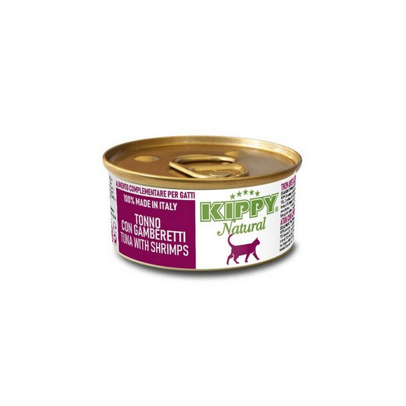 Kippy Natural Tuna & Shrimps - tuńczyk i krewetki puszka 70g - All4Animals