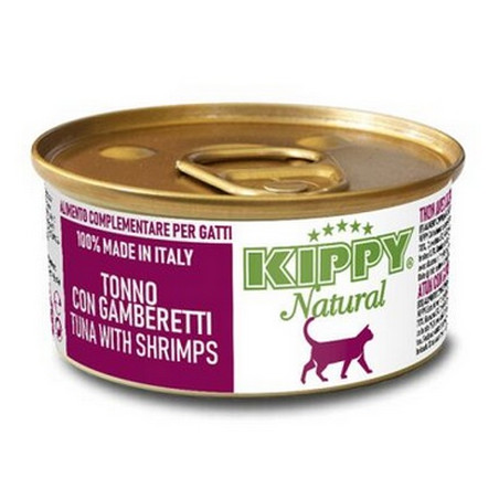 Kippy Natural Tuna & Shrimps - tuńczyk i krewetki puszka 70g - All4Animals