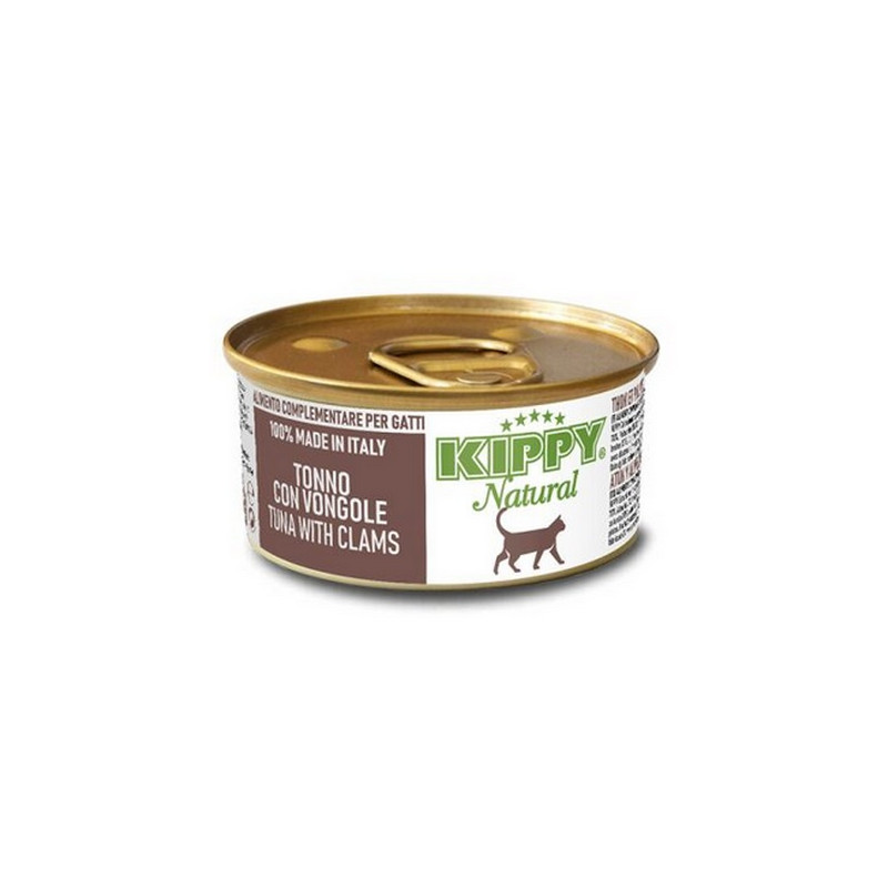 Kippy Natural Tuna & Clams - tuńczyk i małże puszka 70g - All4Animals