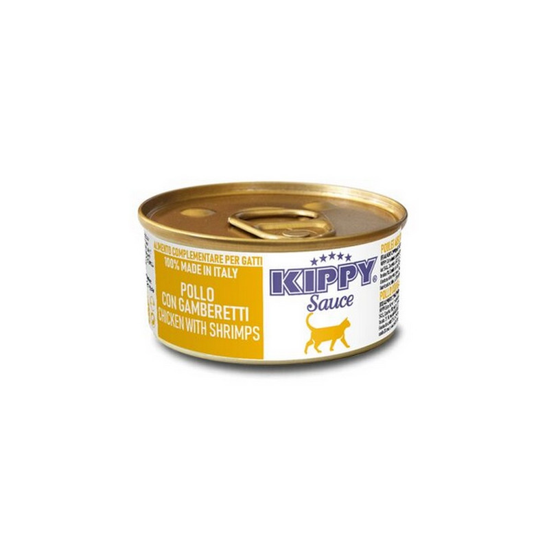 Kippy Sauce Chicken & Shrimps - kurczak i krewetki puszka 70g - All4Animals