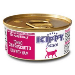 Kippy Sauce Tuna & Ham - tuńczyk i prosciutto puszka 70g - All4Animals