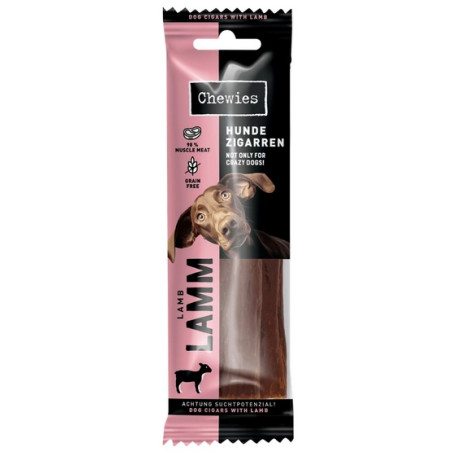 Chewies Hundezigarren Lamm - jagnięcina 75g - All4Animals