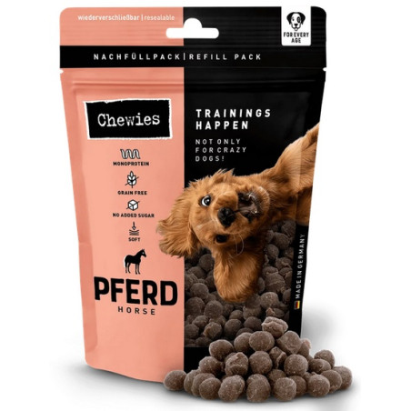 Chewies Trainings-Happen Konina monobiałkowe, bezzbożowe 175g - All4Animals