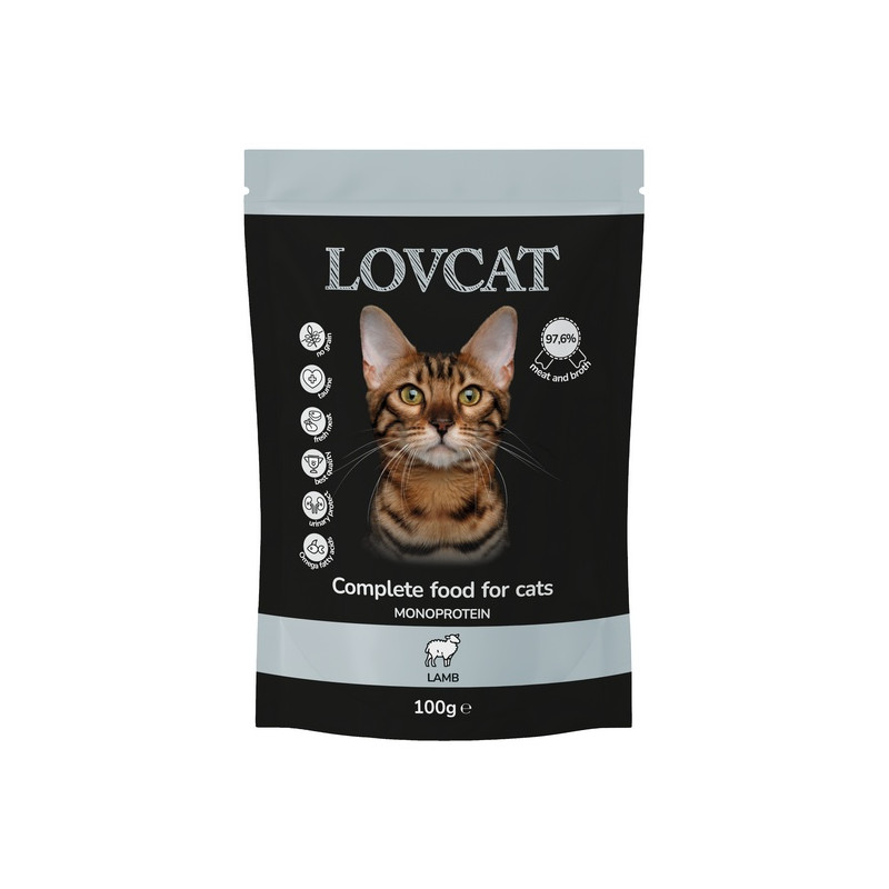 Lovcat Pure Lamb saszetka 100g - All4Animals