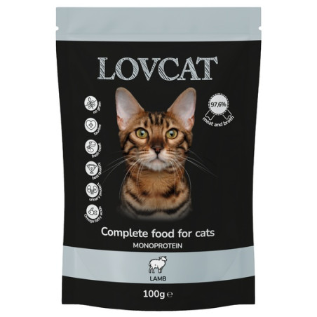Lovcat Pure Lamb saszetka 100g - All4Animals