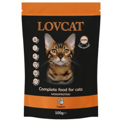 Lovcat Pure Turkey saszetka 100g - All4Animals