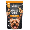 Pan Mięsko Karma mokra dla psa - indyk z kaczką kawałki w sosie saszetka 150g - All4Animals