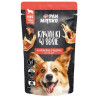 Pan Mięsko Karma mokra dla psa - wołowina z koziną kawałki w sosie saszetka 150g - All4Animals