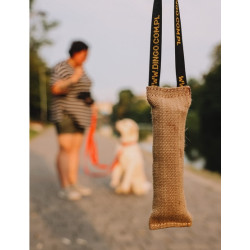 Dingo Zabawka dla psa - Szarpak z juty z uchwytem 60/8cm - All4Animals