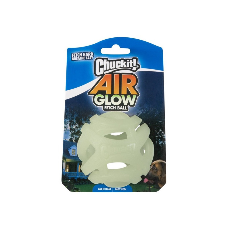 Chuckit! Max Glow Air Fetch Ball Medium - All4Animals