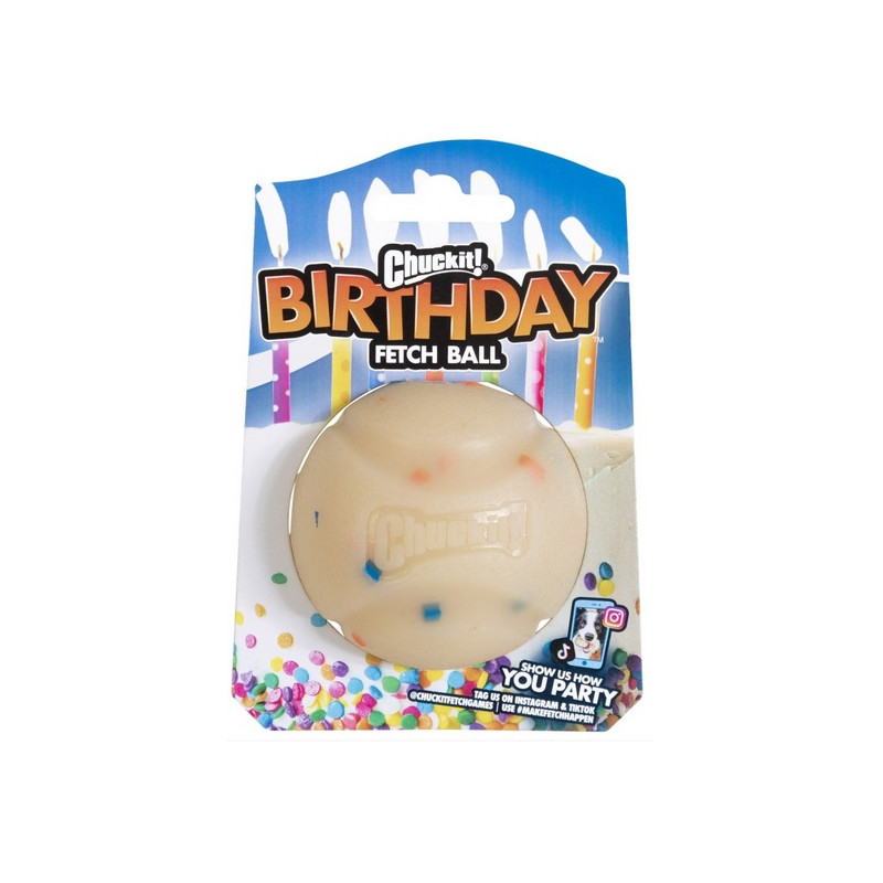 Chuckit! Birthday Fetch Ball Medium - All4Animals