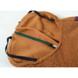 Zolux Ciepła bluza dla psa Bouclette R.35 jasnobrązowa - All4Animals