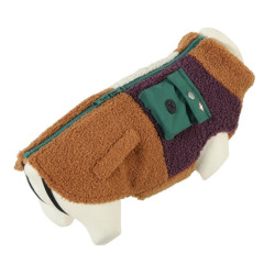 Zolux Ciepła bluza dla psa Bouclette R.45 jasnobrązowa - All4Animals