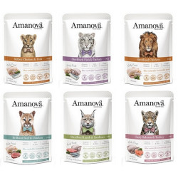 Amanova Cat Zestaw saszetek 6x85g