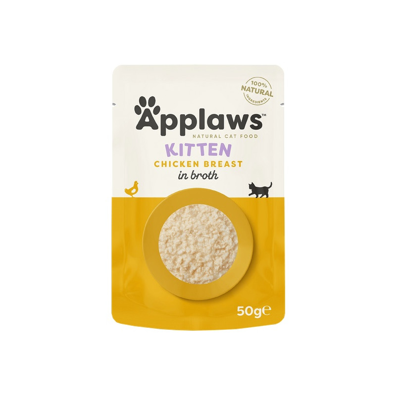 Applaws saszetka dla kota Kitten Kurczak w rosole 50g - All4Animals