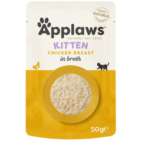 Applaws saszetka dla kota Kitten Kurczak w rosole 50g - All4Animals