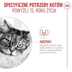 Royal Canin Ageing +15 karma sucha dla kotów dojrzałych 4kg - All4Animals