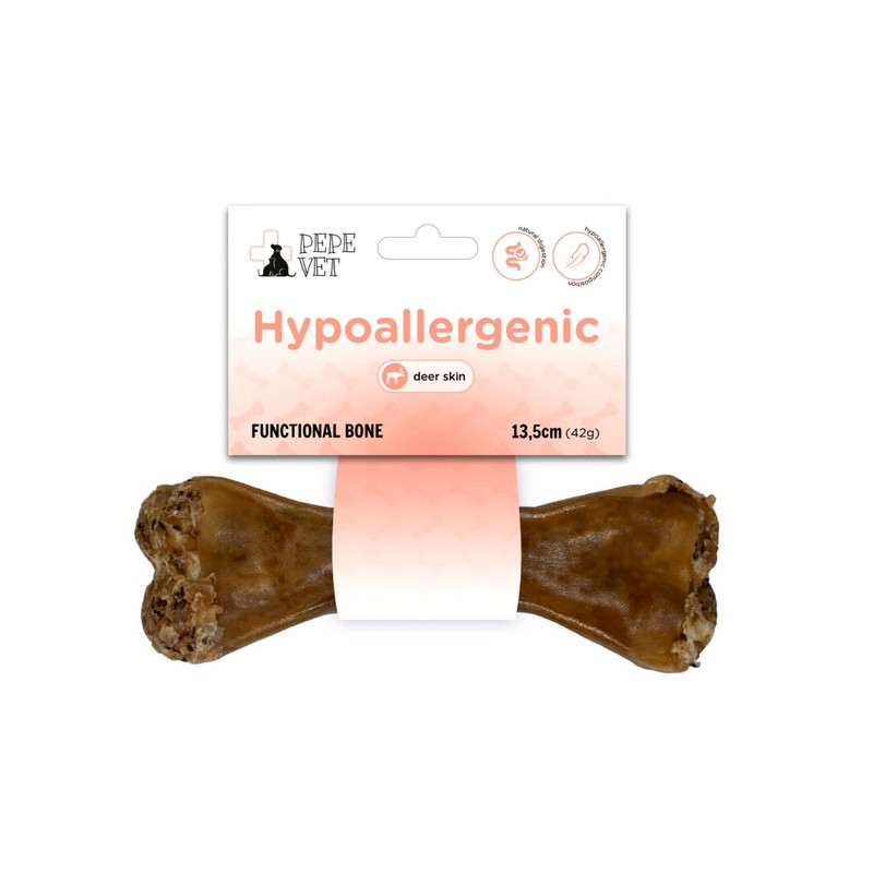 Paka Zwierzaka PEPE VET Kość funkcjonalna Hypoallergenic 13,5cm - All4Animals